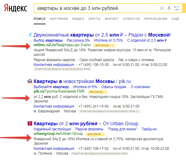 Спецразмещение Яндекс Директ